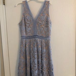 A-line lace dress